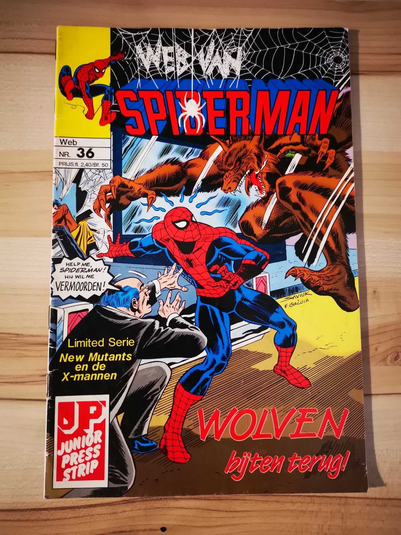 Web van spiderman #36